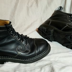 Derby Swirl 7th Heaven Angel Combat Boots